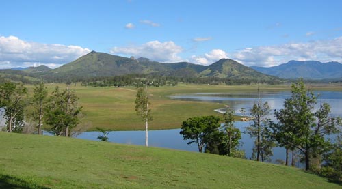 Elephant Rock from Moogerah Dam